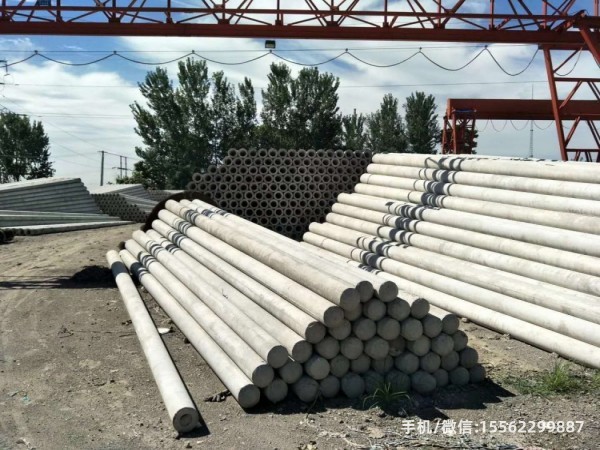 果洛190*10米非预应力水泥电线杆